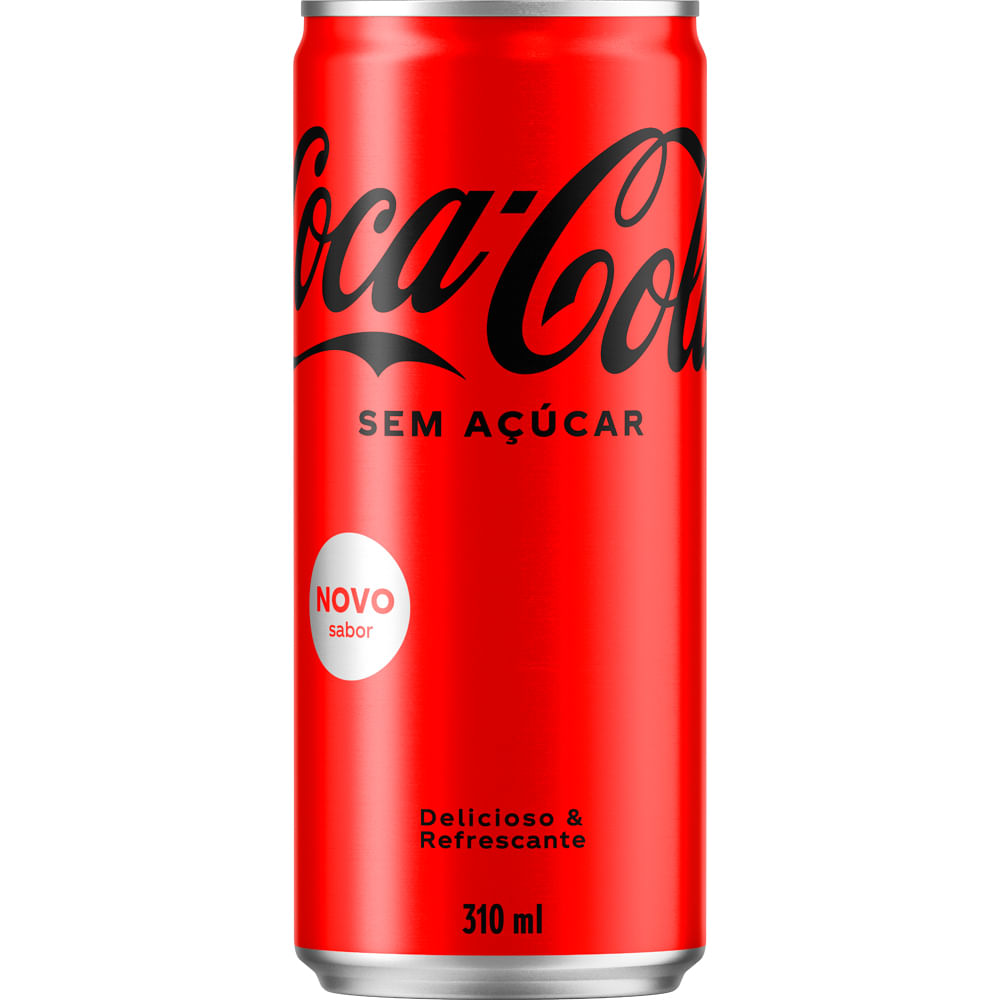 Refrigerante Coca-Cola Zero Açúcar Lata 310ml