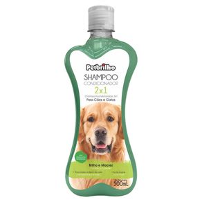 Shampoo-para-Caes-e-Gatos-Petbrill-2-em-1-500ml Shampoo-para-Caes-e-Gatos-Petbrill-2-em-1-500ml