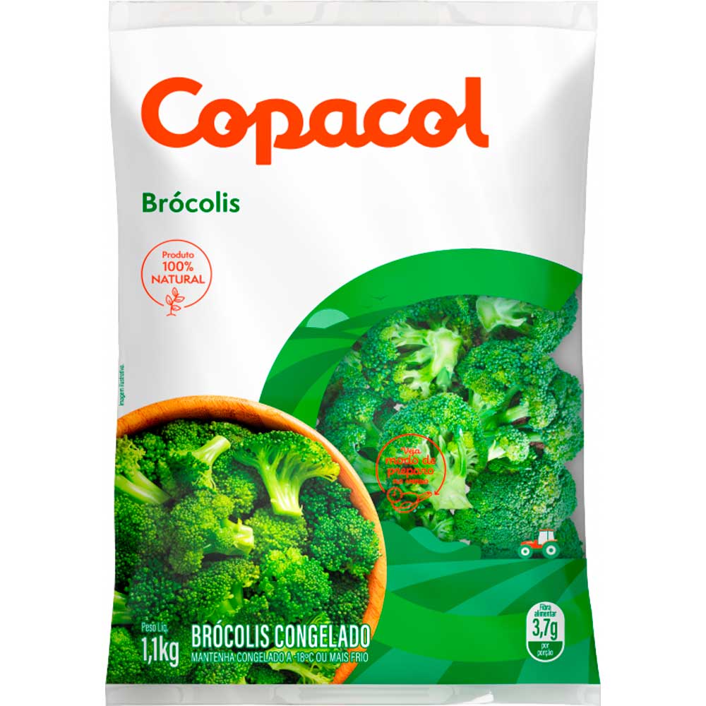 Brócolis Copacol Congelado 1,1kg