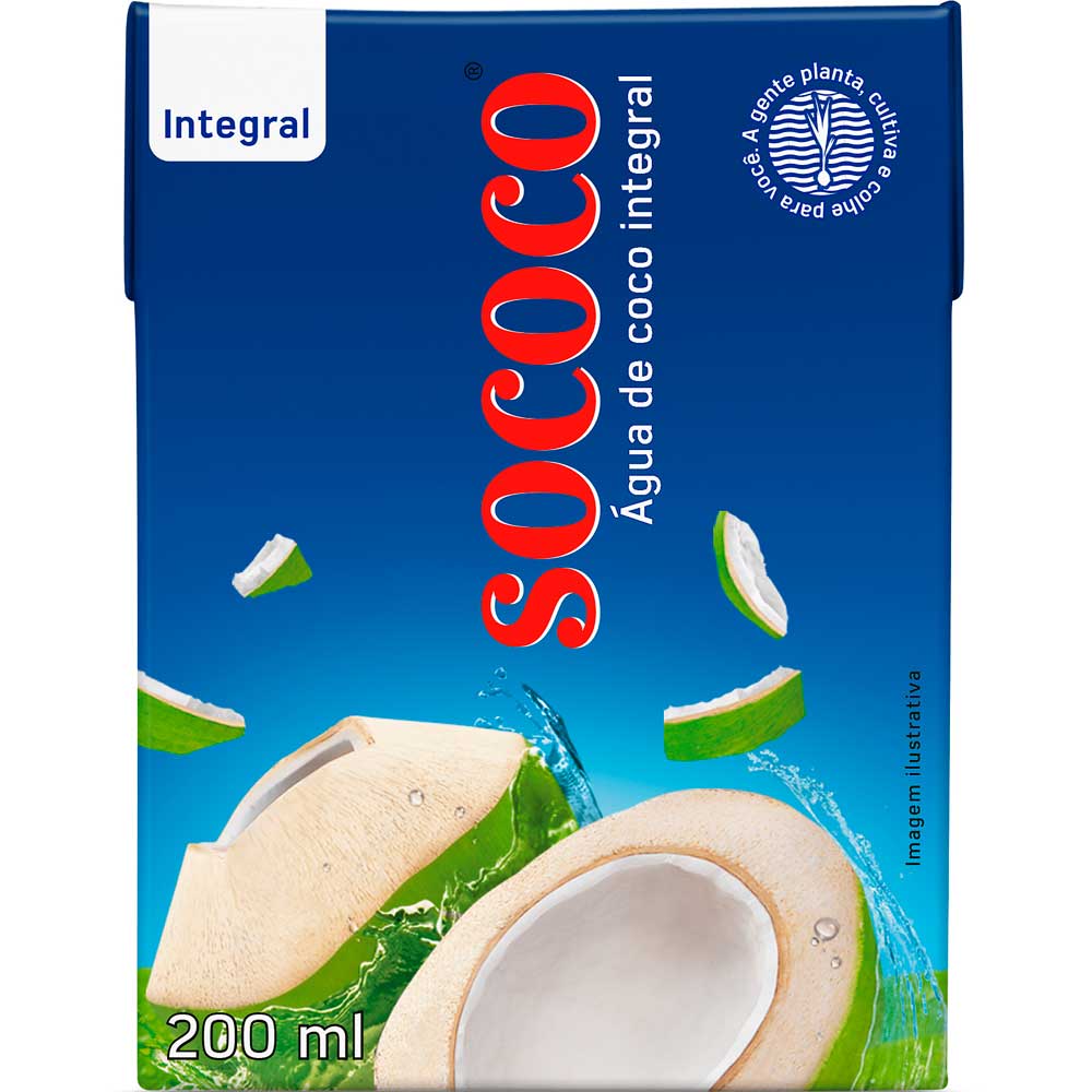 Água de Coco Sococo 200ml