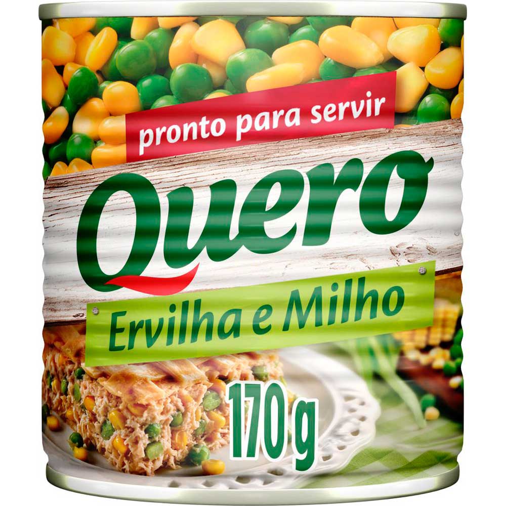 Ervilha e Milho Quero Lata 170g