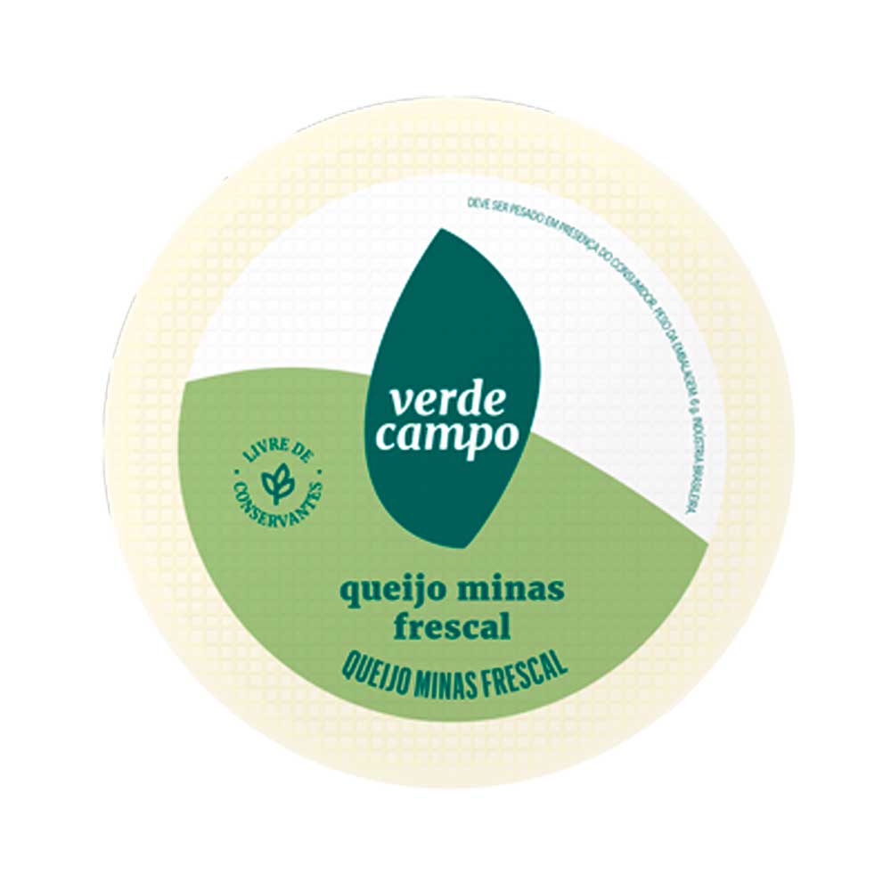 Queijo Frescal Verde Campo Tradicional