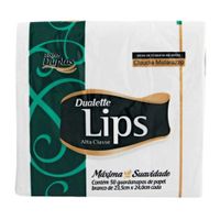 639931-Guardanapo-Dualette-Lips-23.5X24cm-Com-50-Folhas