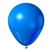 721824-Balao-Latex-Junco-Liso-Azul-N6.5-Com-50-unidades