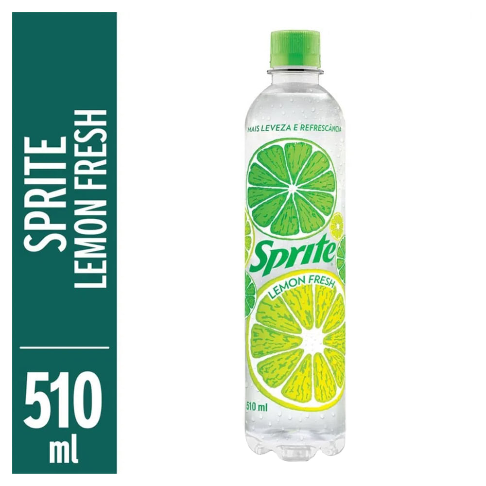 Refrigerante Sprite Lemon Fresh Zero Açúcar 510ml