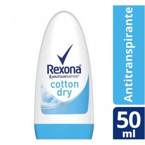 Roll-On-Feminino-Rexona-Cotton-Dry-50ml Roll-On-Feminino-Rexona-Cotton-Dry-50ml