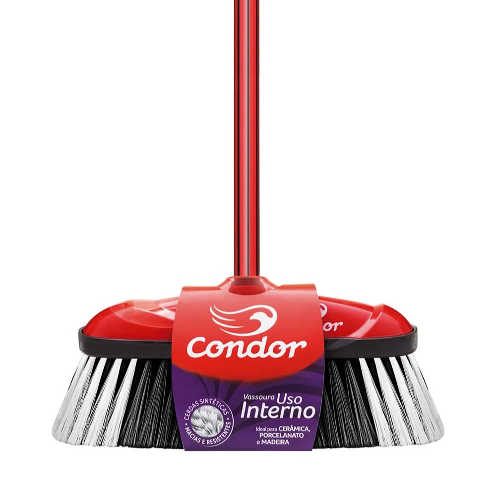 Vassoura Condor V9 Varre Muito com Cabo