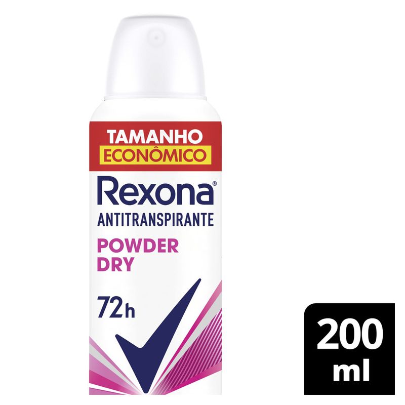 Desodorante Rexona Feminino Powder Dry Aerossol 150ml - Promofarma