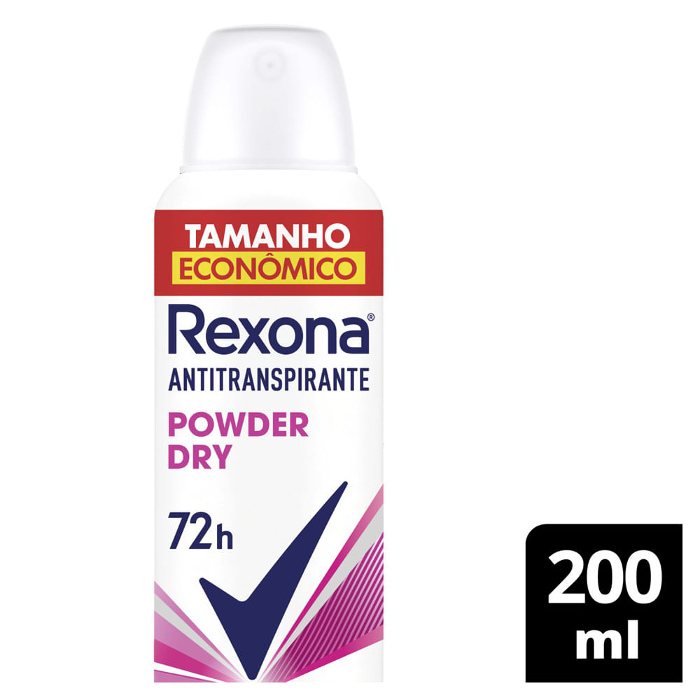 Desodorante Aerossol Feminino Rexona Powder Dry 200ml