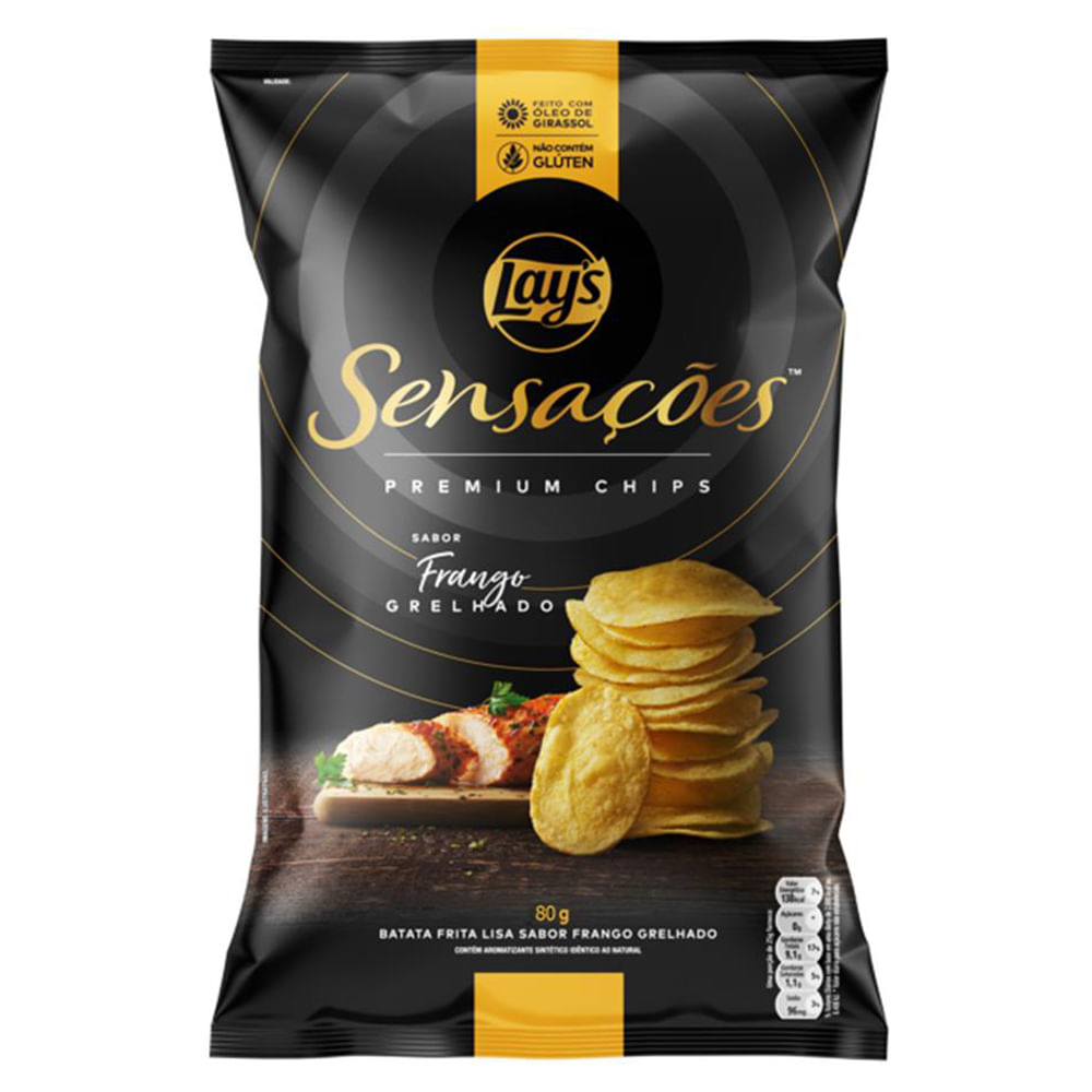 Batata Lisa Sensações Frango Grelhado 80g - fortatacadistamobile