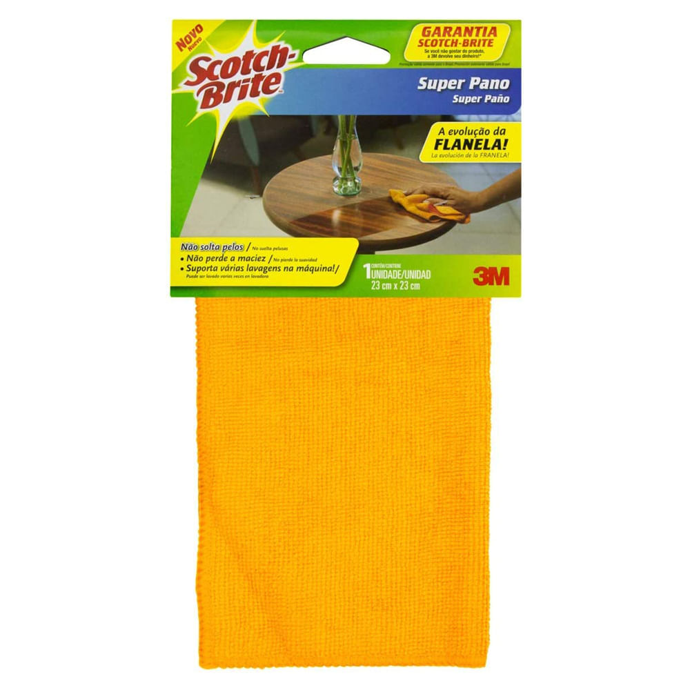 Flanela 3M Scotch Brite Super Pano