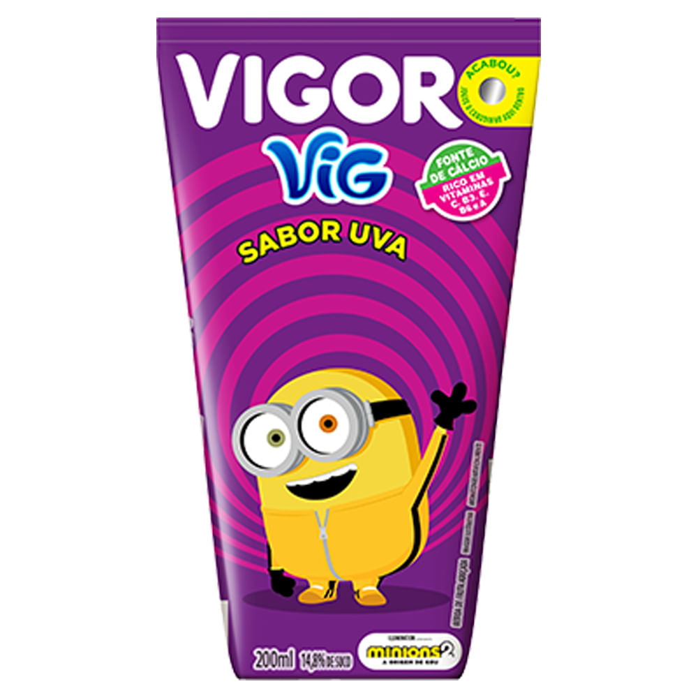 Suco Pronto Vigor Vig Uva 200ml