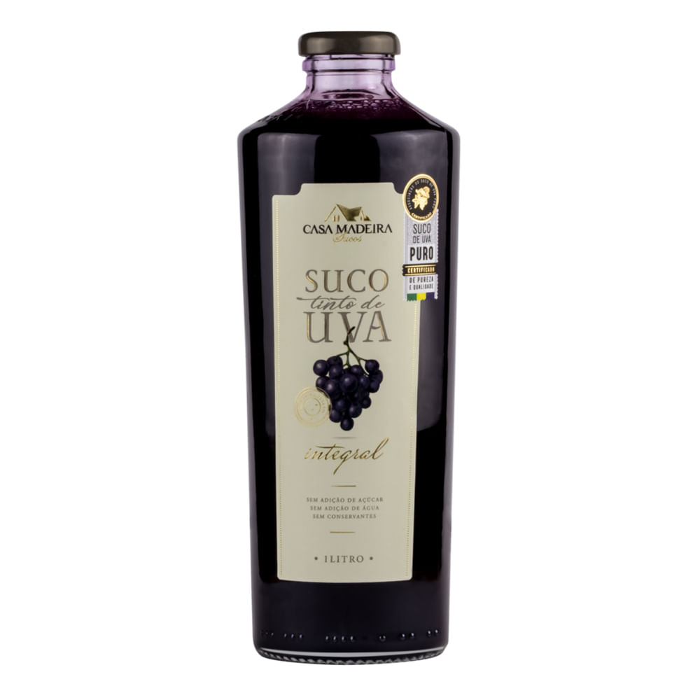 Suco Integral Casa Madeira Uva 1 Litro