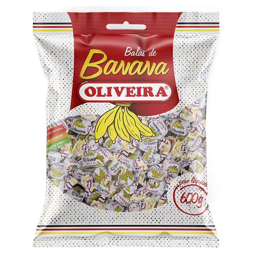 Bala de Banana Oliveira 500g