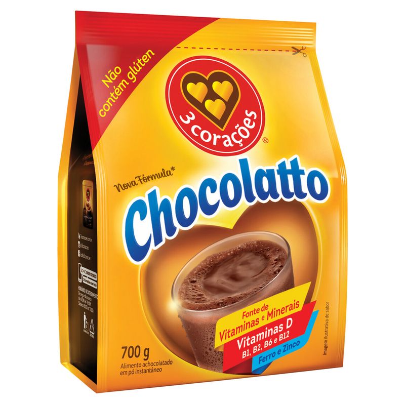 Achocolatado em Pó Chocolatto Sachê 700g - fortatacadistamobile