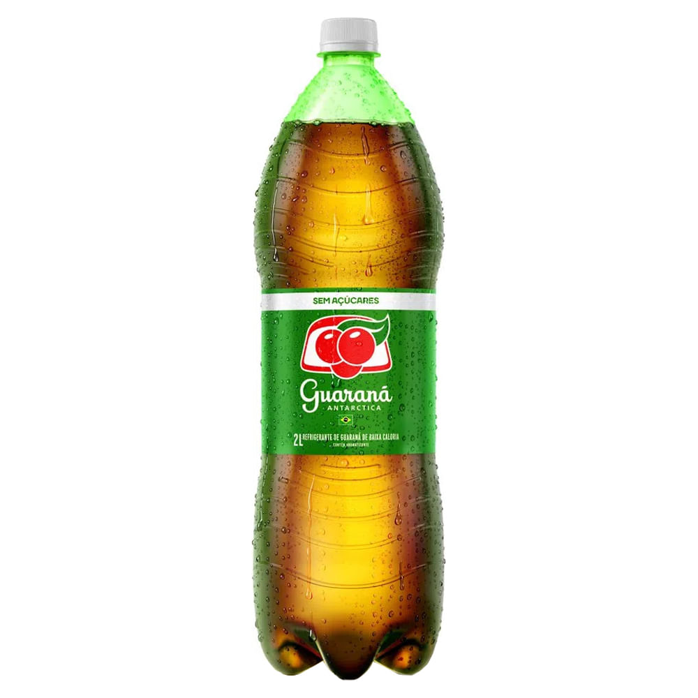 Refrigerante Guaraná Antarctica Zero Açúcar Pet 2 Litros