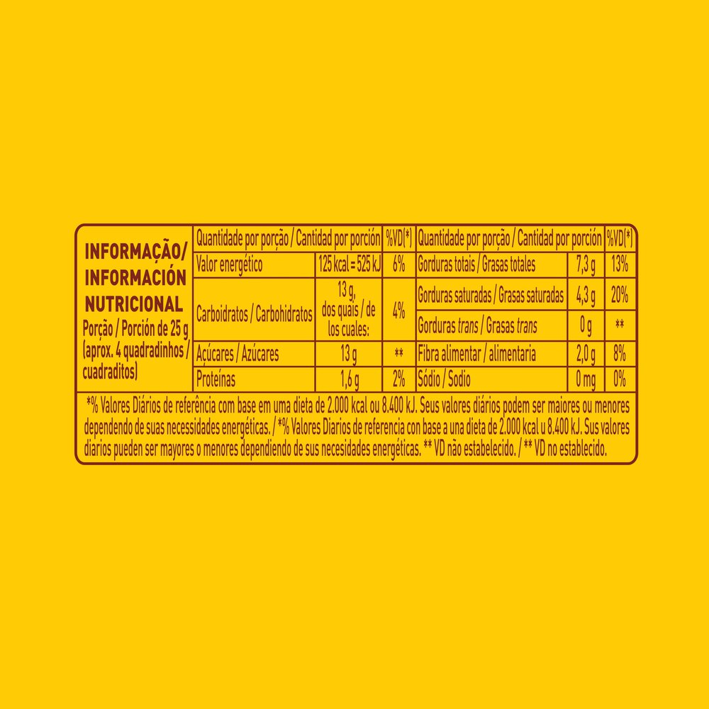 Chocolate Garoto Meio Amargo 80g fortatacadista