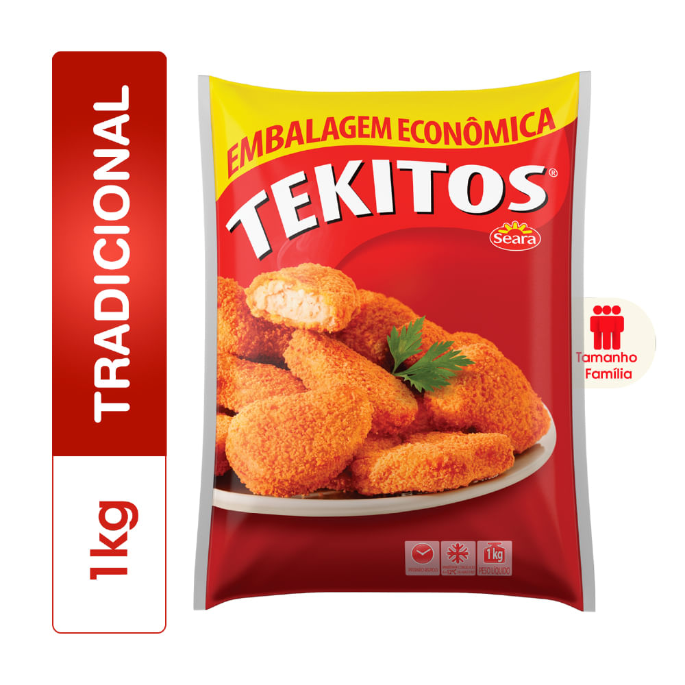 Frango Empanado Seara Tekitos Pacote 1kg