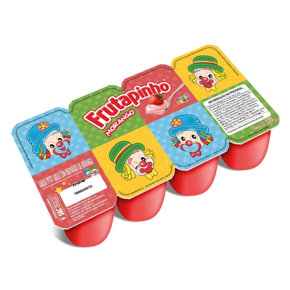 Petit Suisse Frutapinho Morango 320g