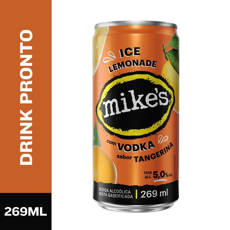 Bebida Mista Mike's Hard Lemonade Tangerina Lata 269ml