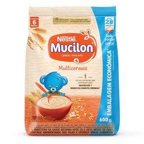 Mingau Nestlé Mucilon Multicereais Sachê 600g