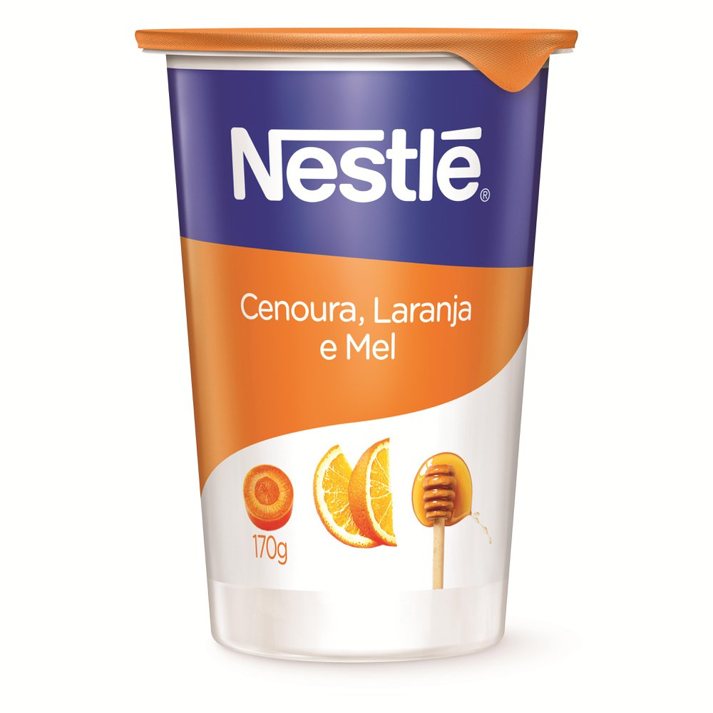 Iogurte Nestlé Natural Cenoura, Laranja e Mel 170g