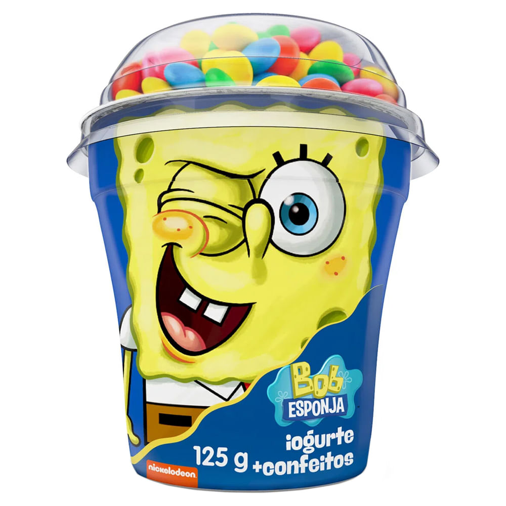 Iogurte Batavo Bob Esponja Tradicional com Confeitos 125g