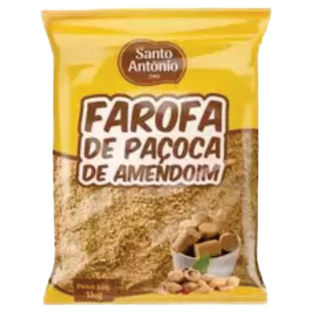 Farofa de Paçoca de Amendoim Santo Antônio 1kg