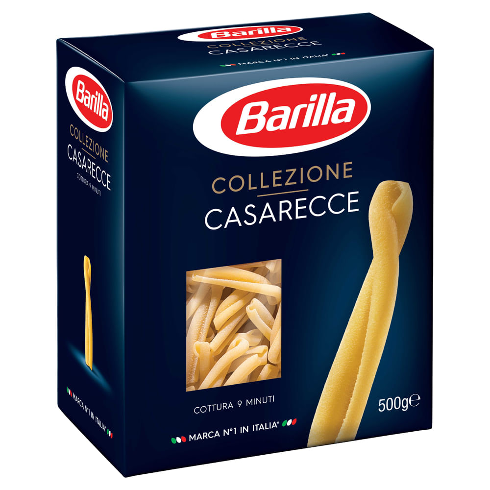 Macarrão Barilla Collezione Massa Grano Duro Casarecce 500g