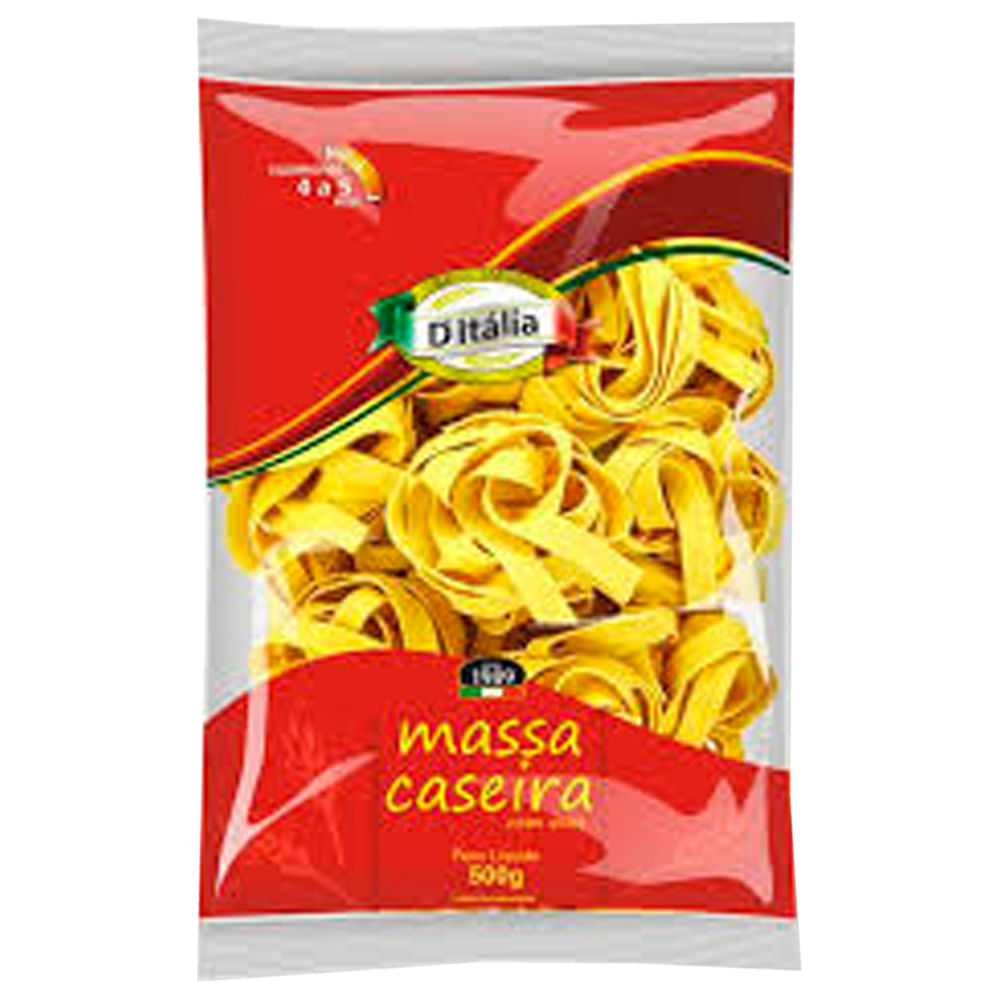 Macarrão DItalia Massa Caseira com Ovos Pappardelle 500g