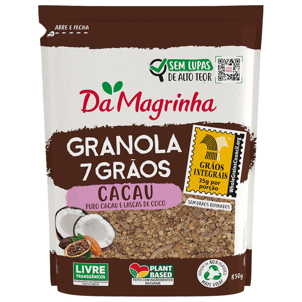 Granola Da Magrinha Cacau 850g