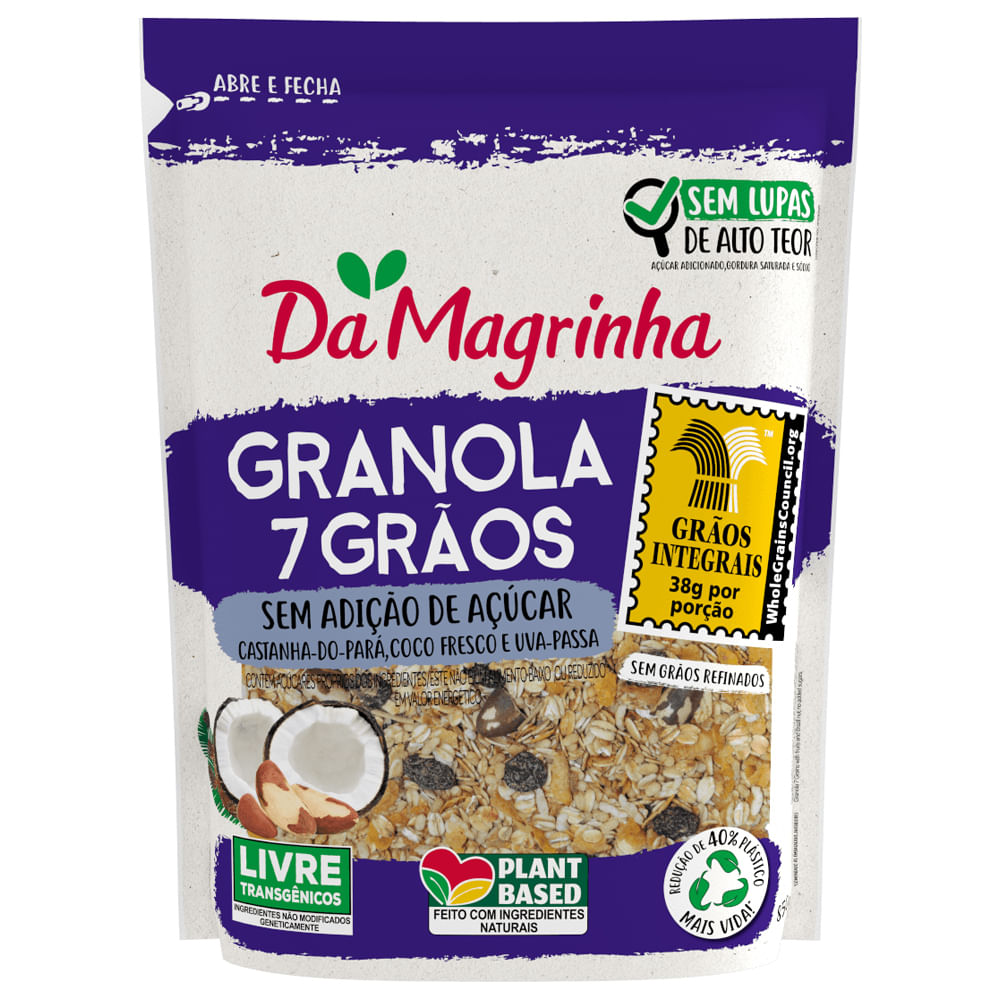 Granola Da Magrinha Sem Açúcar 850g