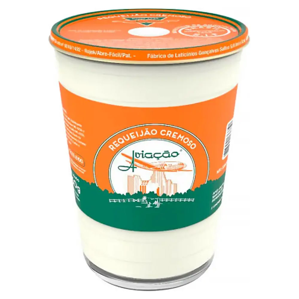 Requeijão Cremoso Aviação Tradicional Copo 180g