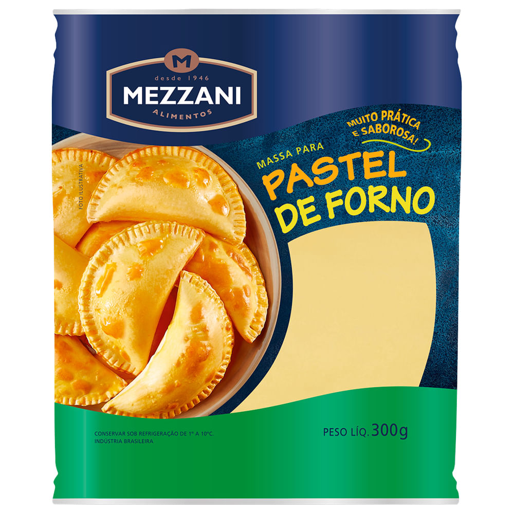 Massa para Pastel de Forno Mezzani 300g