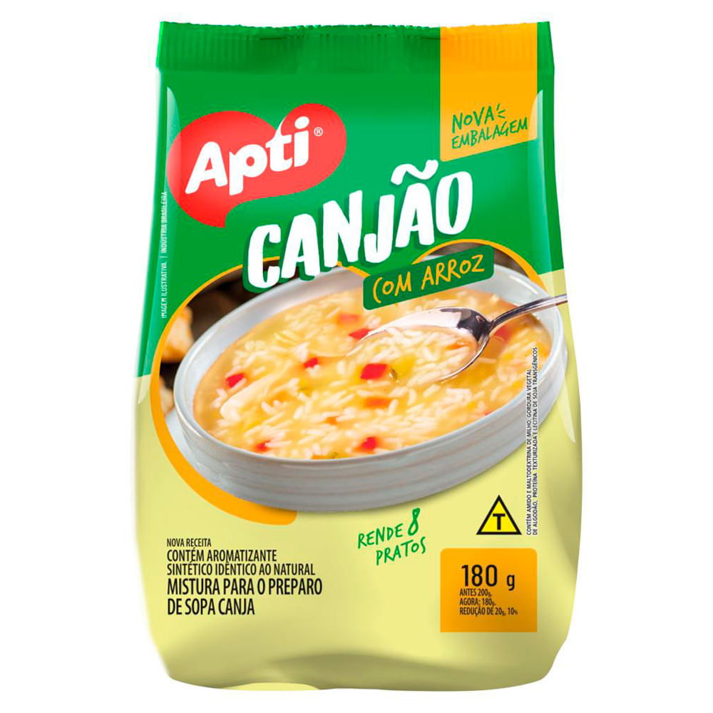 Sopão Apti Canjão com Arroz 180g
