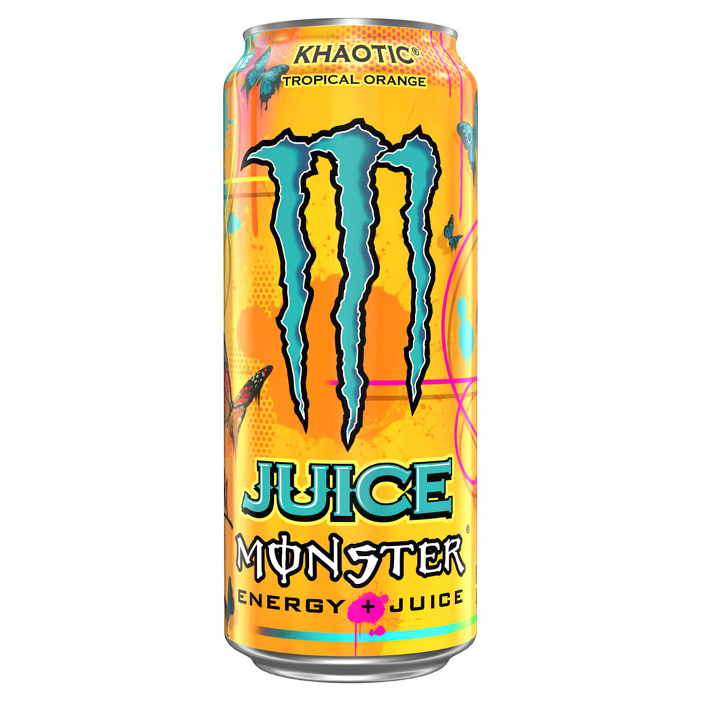 Energético Monster Energy Juice Khaotic Tropical Orange Lata 473ml