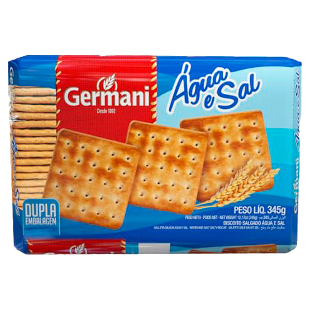Biscoito Água e Sal Germani 345g