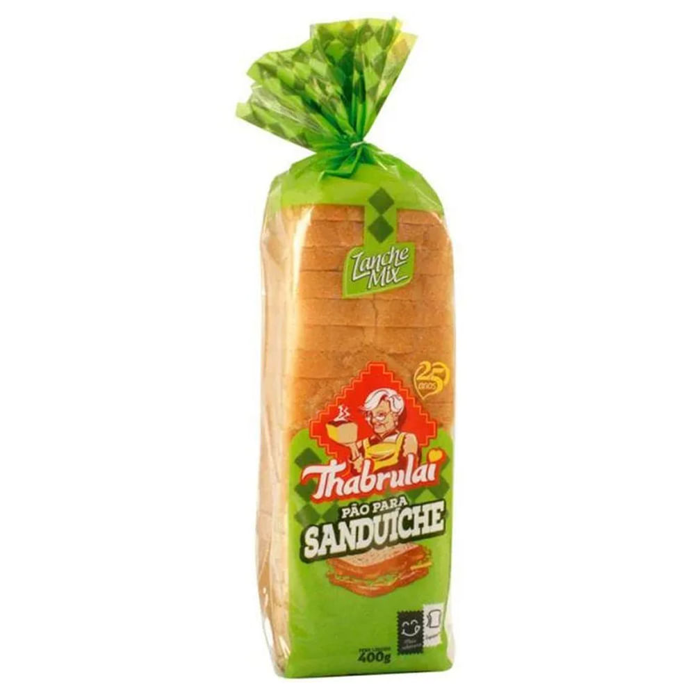 Pão de Forma Thabrulai Sem Glúten com Aipim 400g