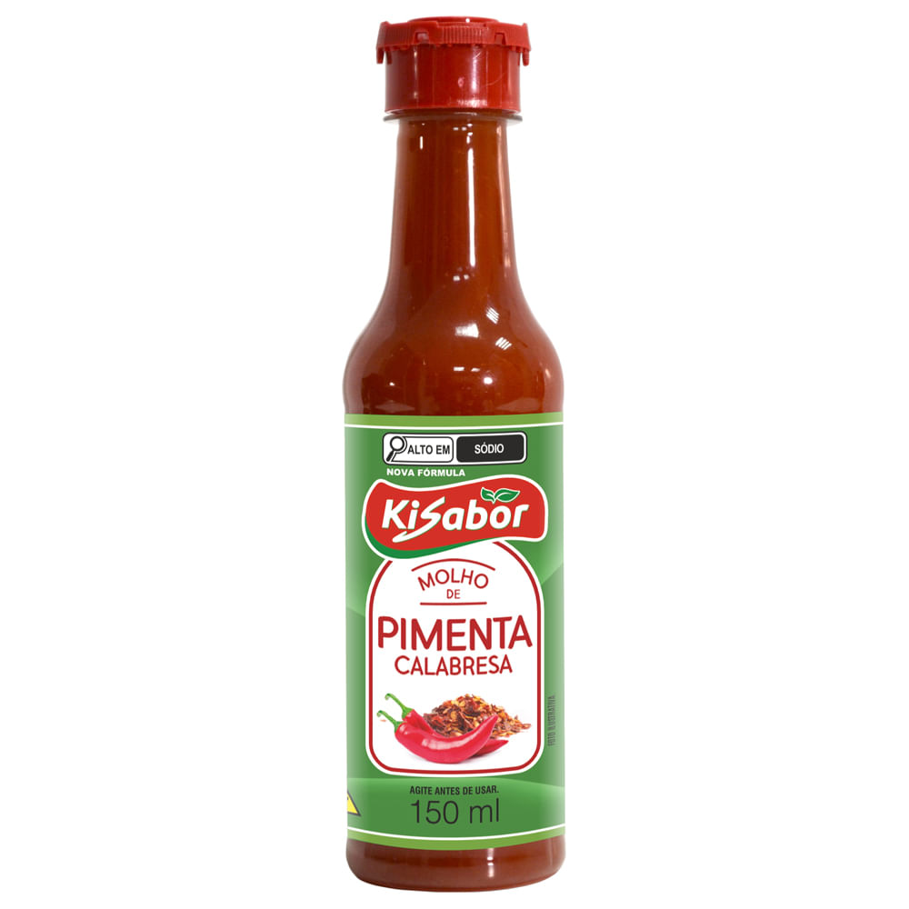 Molho de Pimenta Kisabor Calabresa 150ml