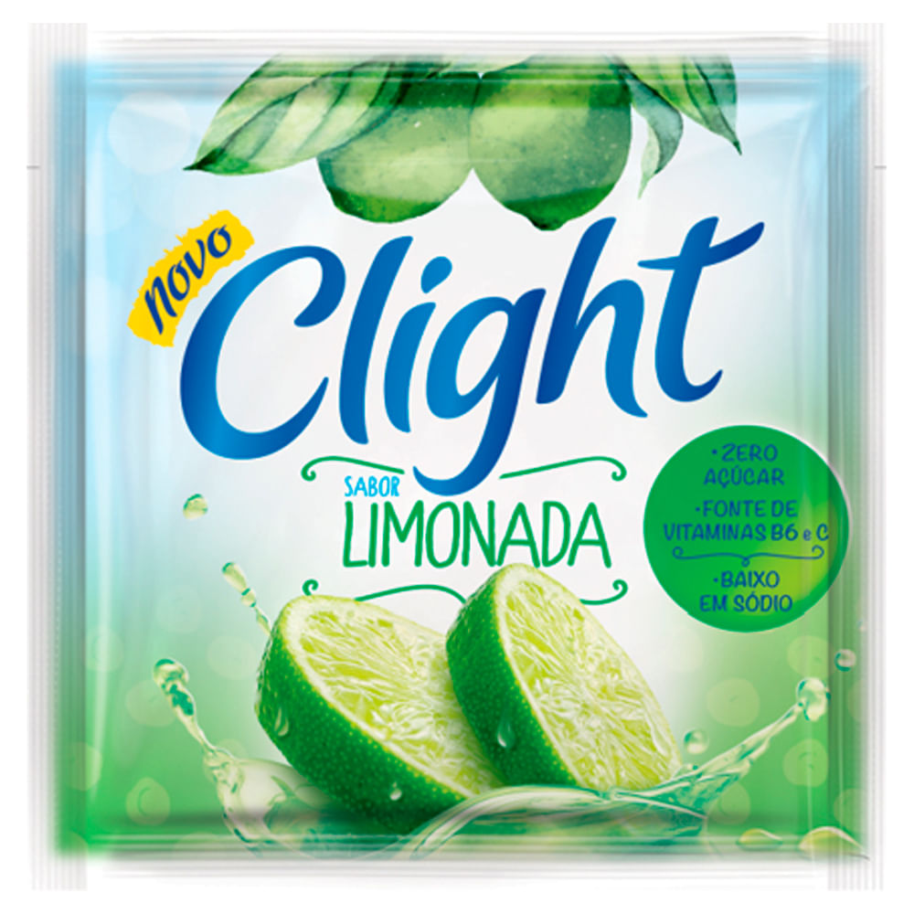 Refresco em Pó Clight Limonada 8g