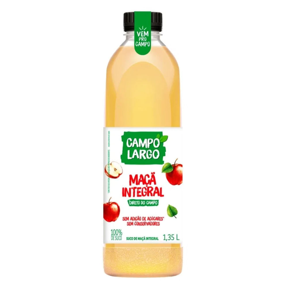 Suco Integral Campo Largo Maçã 1,35L