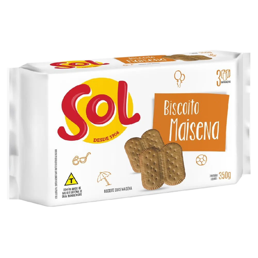 Biscoito Maisena Sol 200g