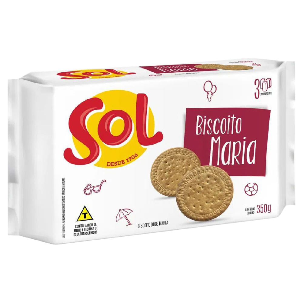Biscoito Maria Sol Tradicional 350g
