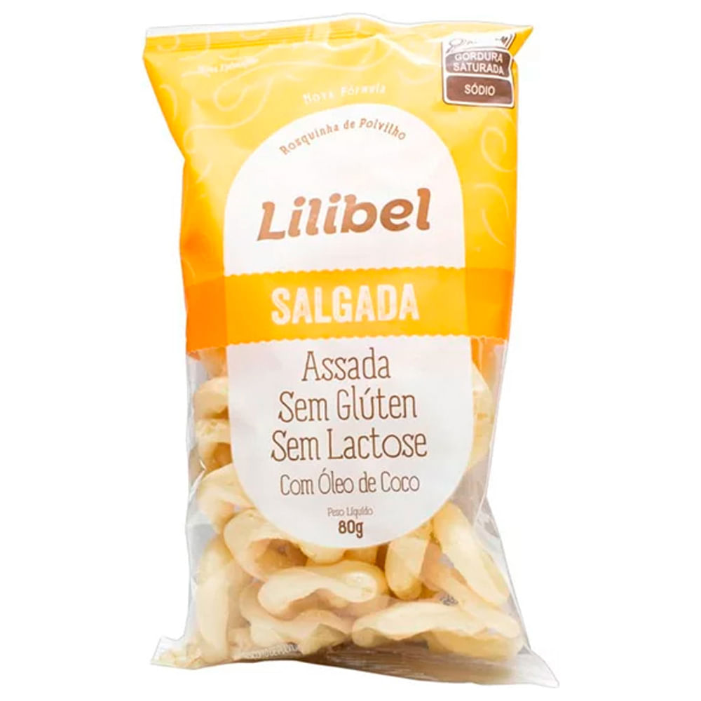 Rosquinha de Polvilho Lilibel Salgada 80g