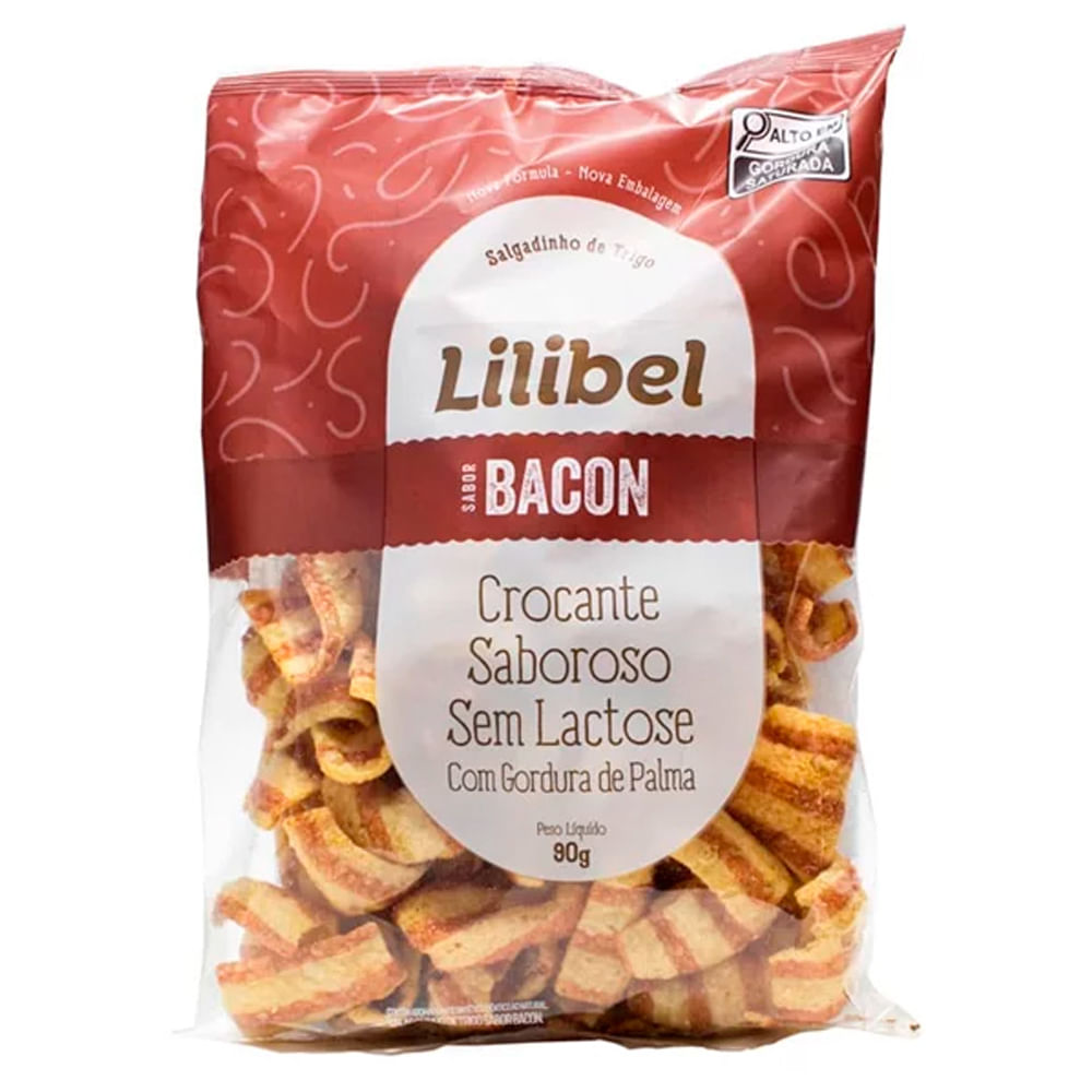 Salgadinho Lilibel Bacon 90g
