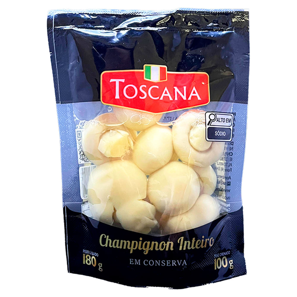 Champignon em Conserva Toscana Inteiro Sachê 100g