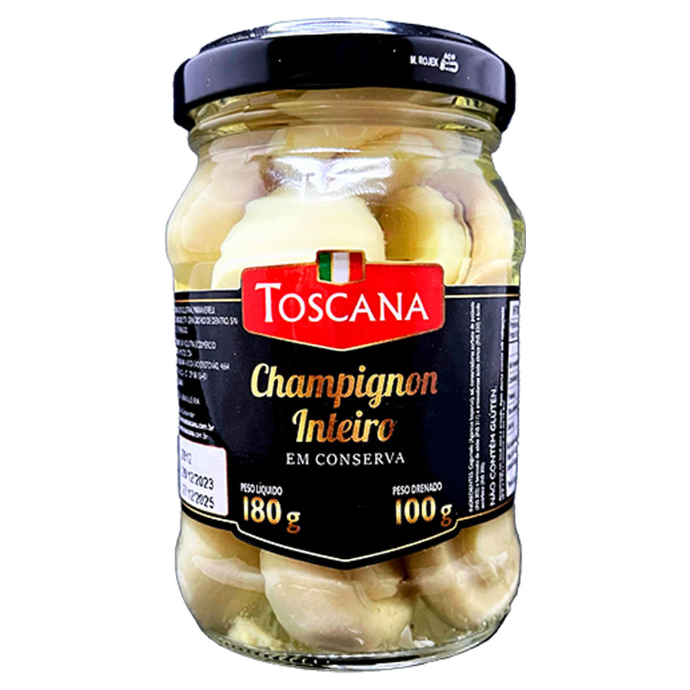 Champignon em Conserva Toscana Inteiro Vidro 100g