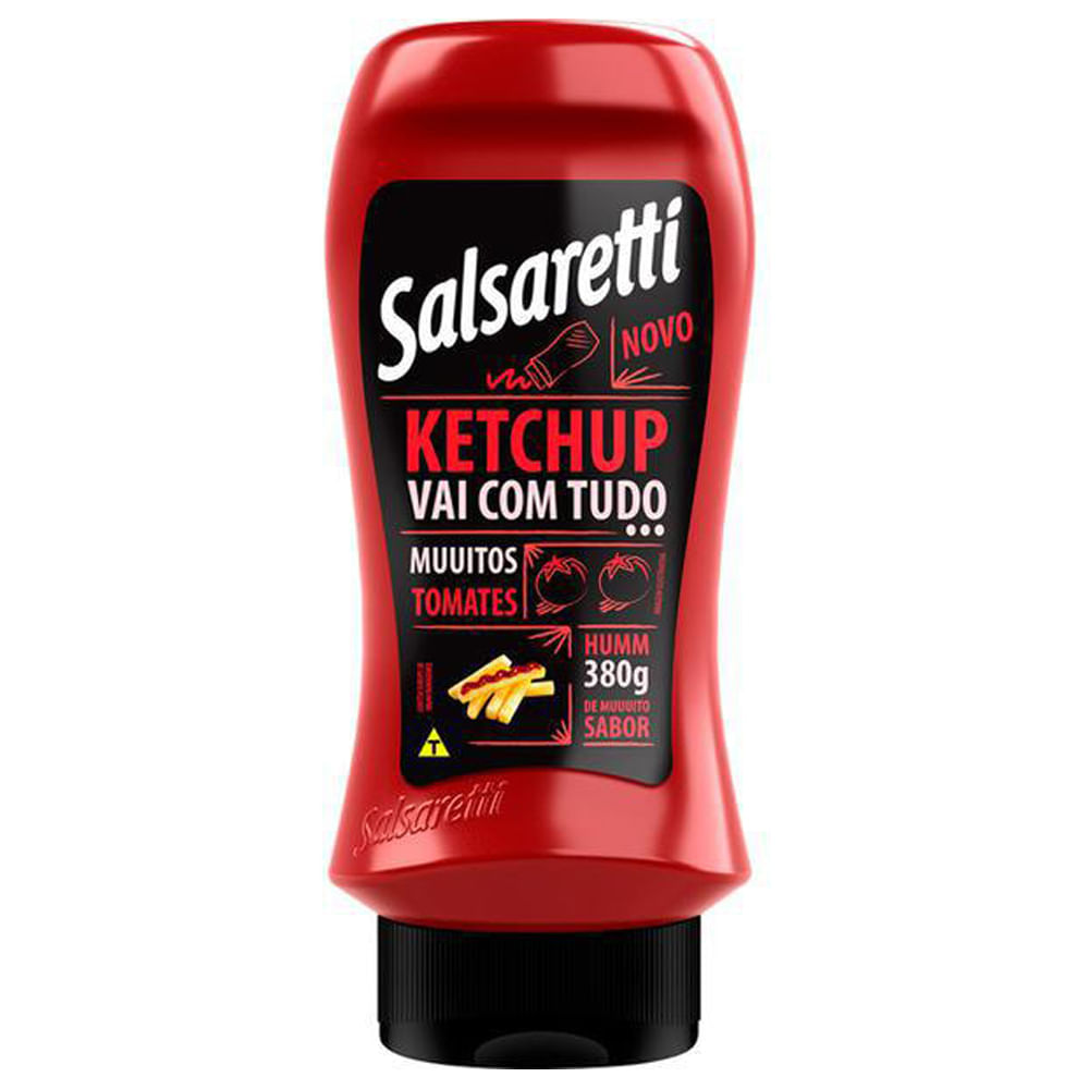 Ketchup Salsaretti Tradicional Bisnaga 380g