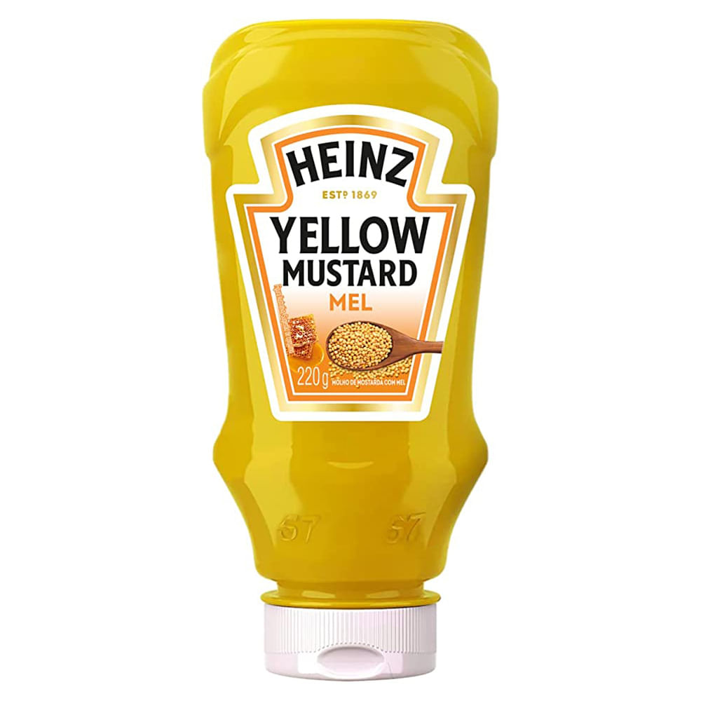 Mostarda Amarela Heinz com Mel Squeeze 220g