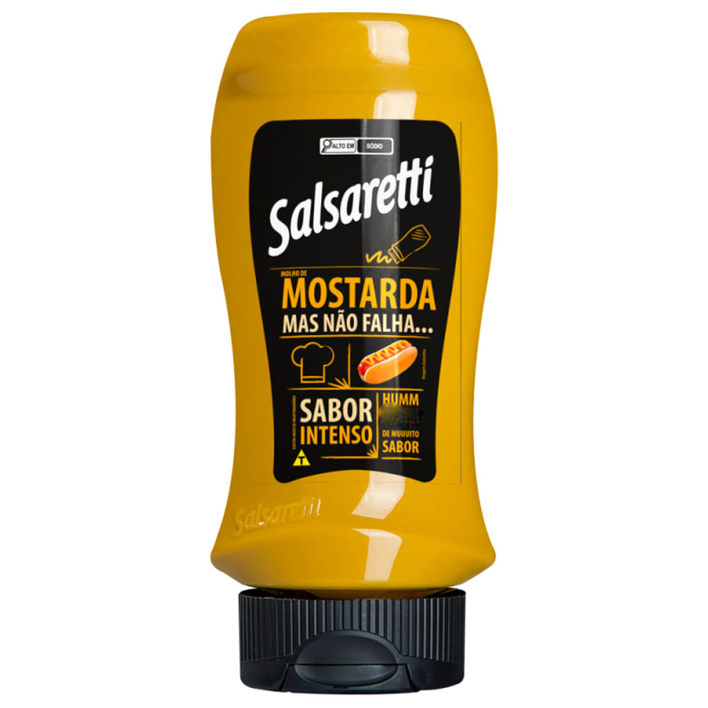 Mostarda Amarela Salsaretti Bisnaga 950g
